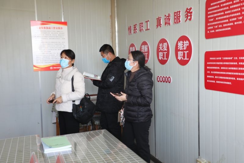 市級工會(huì)升級版標(biāo)兵培育單位考核組蒞臨公司指導(dǎo)工作