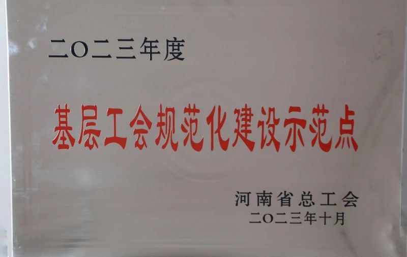喜報(bào)！公司工會(huì)再添省級新榮譽(yù)
